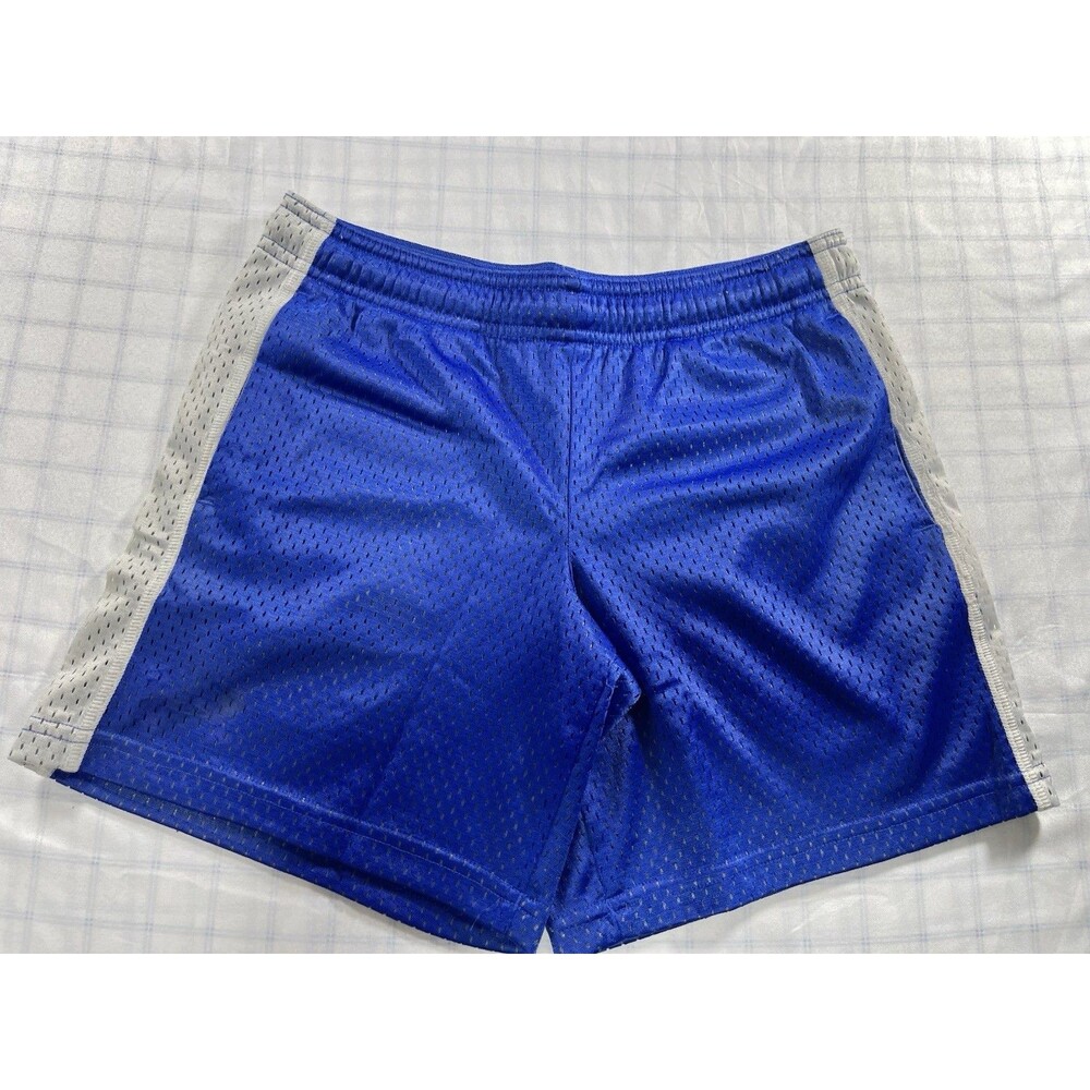 Under Armour Boys Youth XS Mesh Athletic Shorts - Blue/White